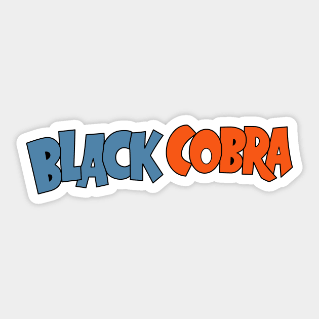 Black Cobra Sticker by CoverTales